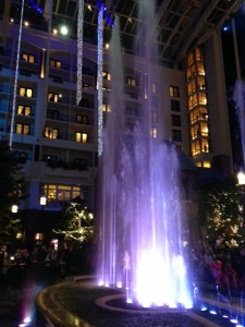 Christmas fountain